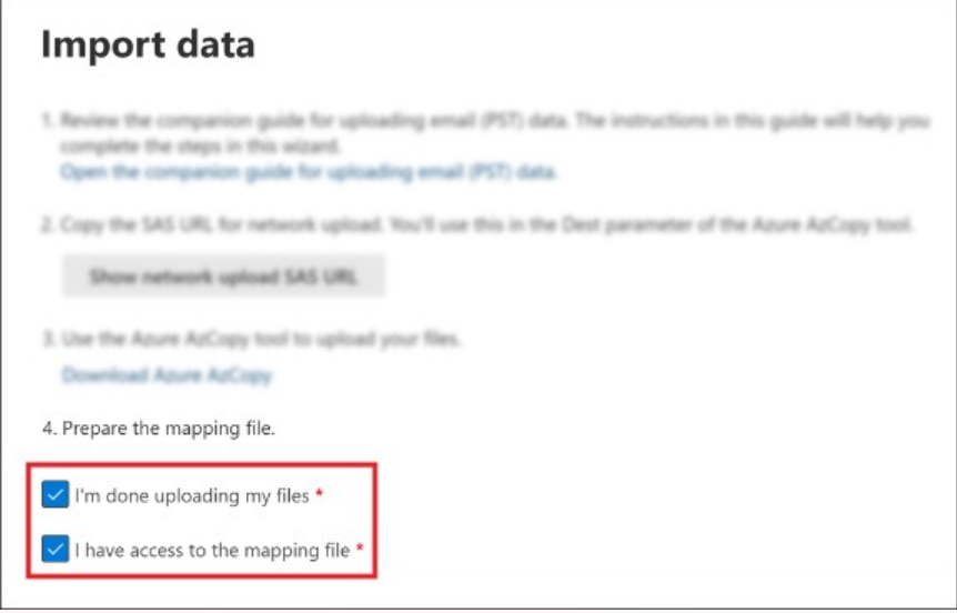 Import data